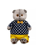 Basik the Cat in flower sweater