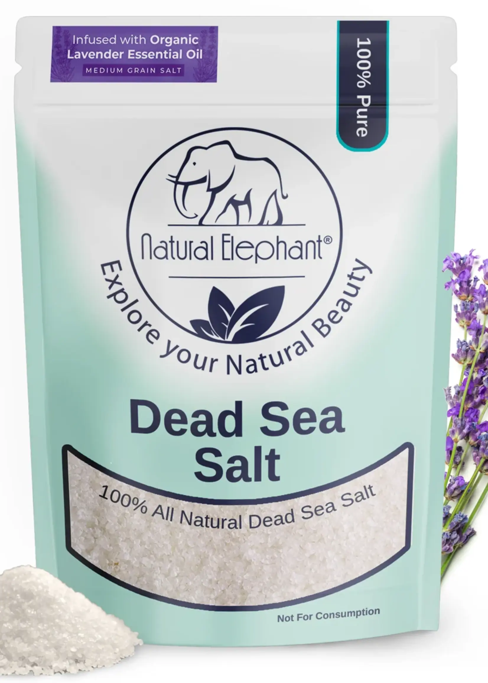 Dead Sea Salt Lavender Essential Oil  450 гр