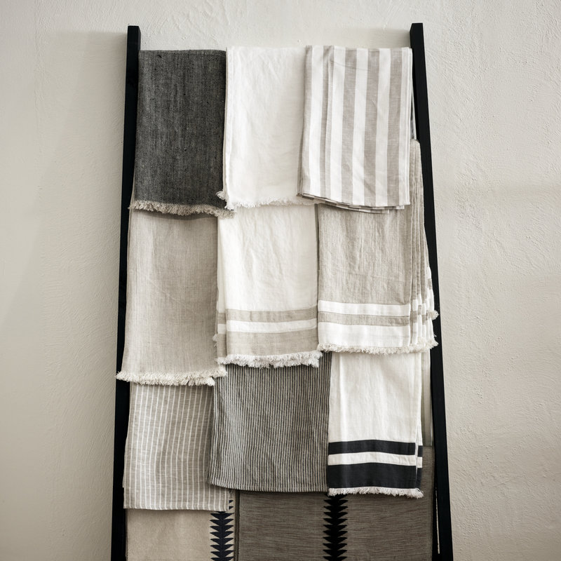 - Towel/ Blanket  Black Wood Ladder