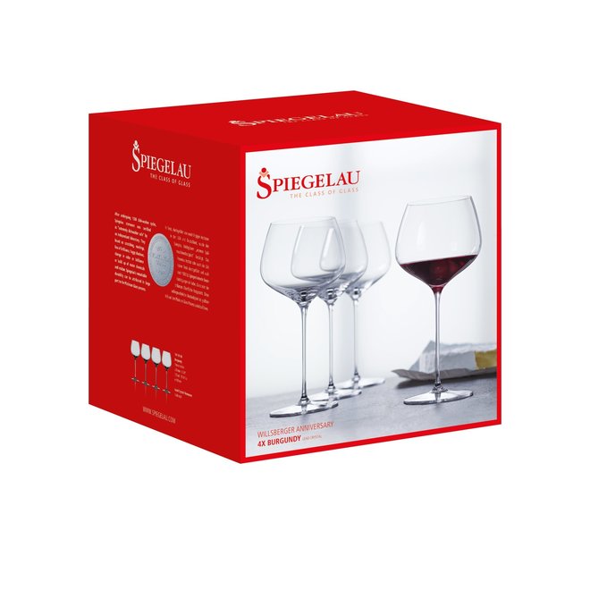 Spiegelau Willsberger "Anniversary" 25.6 oz Burgundy glass (Set of 4)