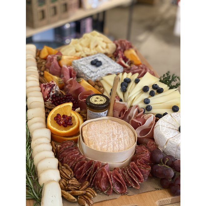 Cheese & Charcuterie on Wood and Marble board  for 6 people