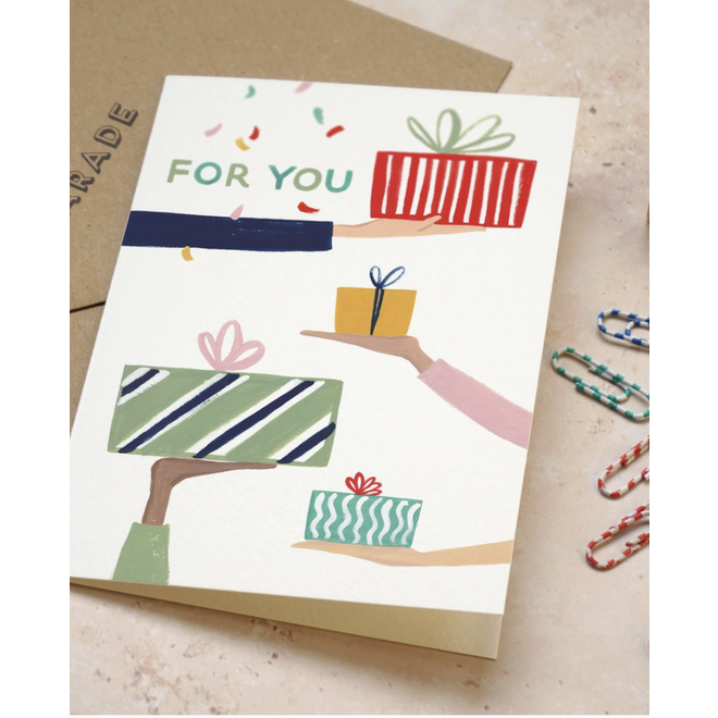 For You Presents Card