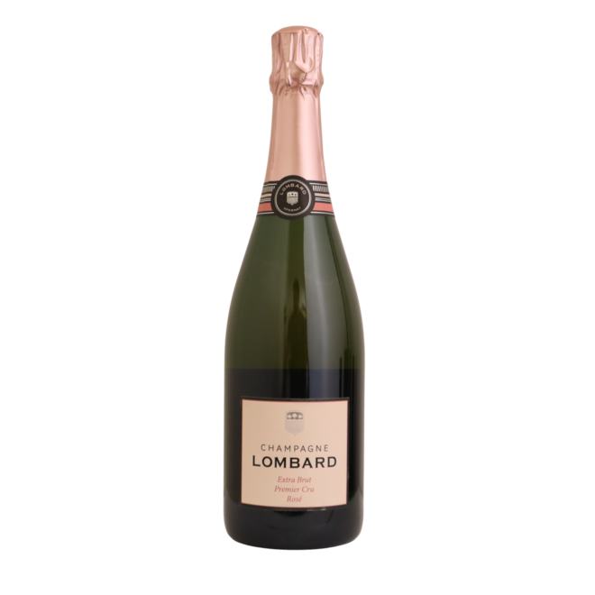 NV Champagne Lombard Extra Brut Rosé, Champagne, France