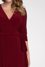 kiyonna essential wrap dress