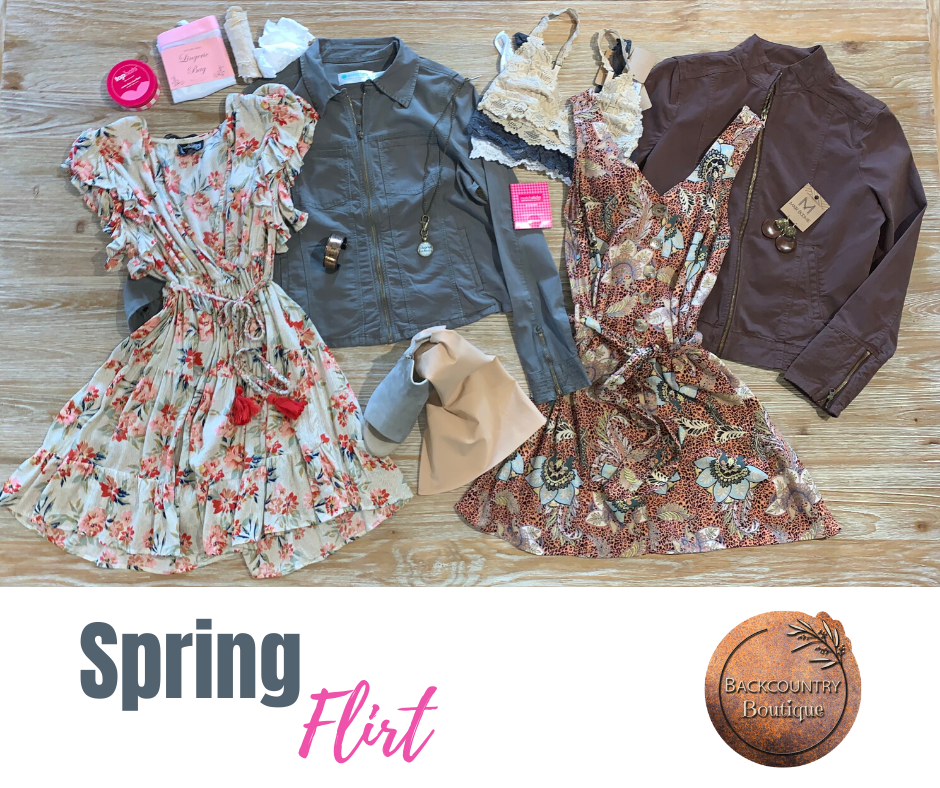 Spring Flirt Flatlay