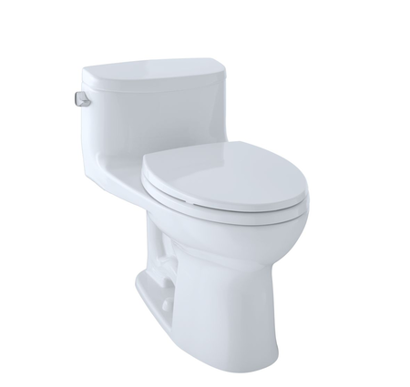 Toto Supreme II @ One Piece 1.28 gpf ADA Toilet Elongated Cotton White with seat (12" rough-in, only)