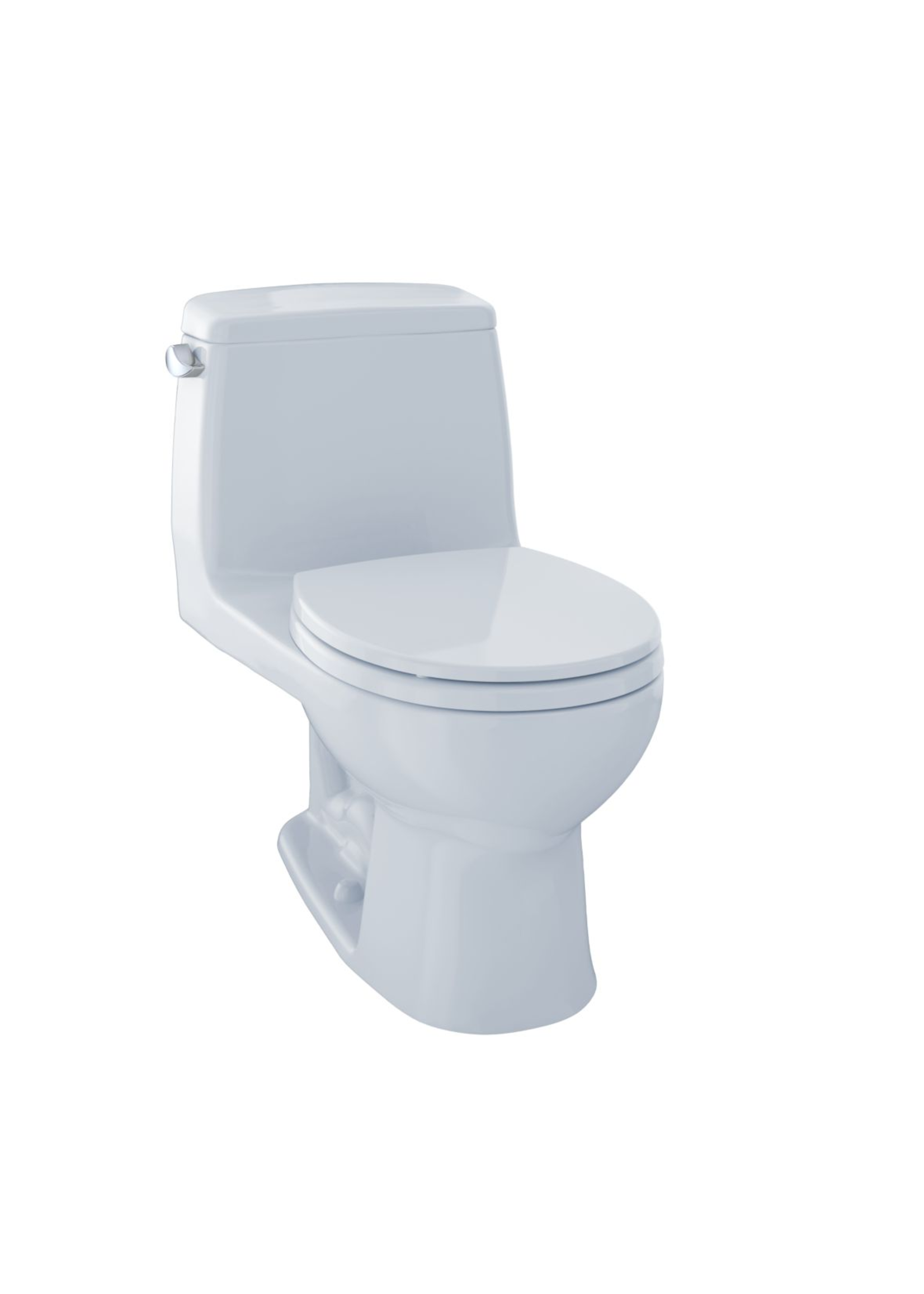 Toto TOTO Ultramax ! 1.6  gpf  One Piece Toilet Round Bowl, Cotton  White Standard (shorter) Height SH (12" Rough, only)