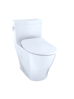 Toto Toto Legato One-Piece Toilet Elongated Bowl w/ Slim Seat - Cotton