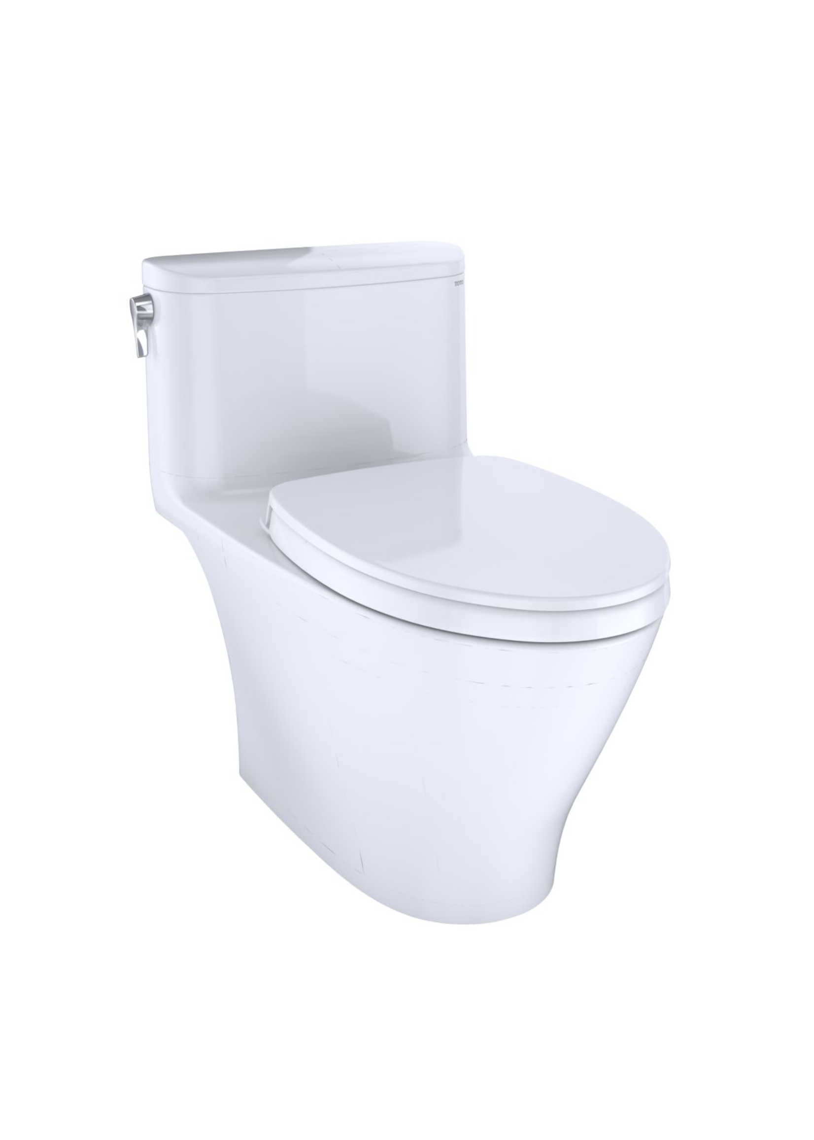 Toto Toto Nexus 1-Piece  ADA Toilet 1.28 gpf Elongated Cotton White with Seat, Washlet+ enabled (12" rough-in)