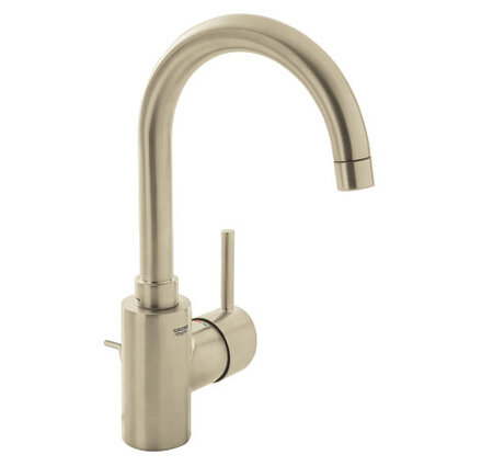 Grohe Concetto L - Size Single Handle Bathroom Faucet - Bru. Nickle