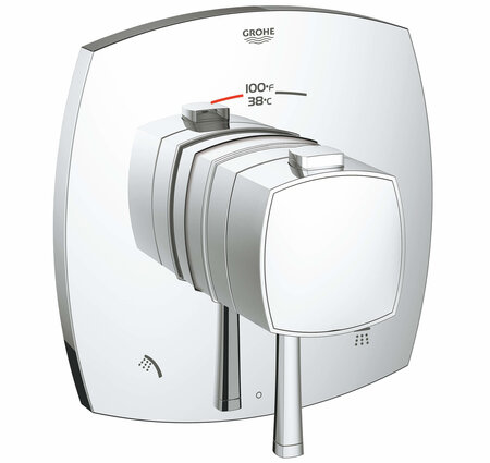 Grohe Grandera Dual Function Thermostatic Valve Trim - CP