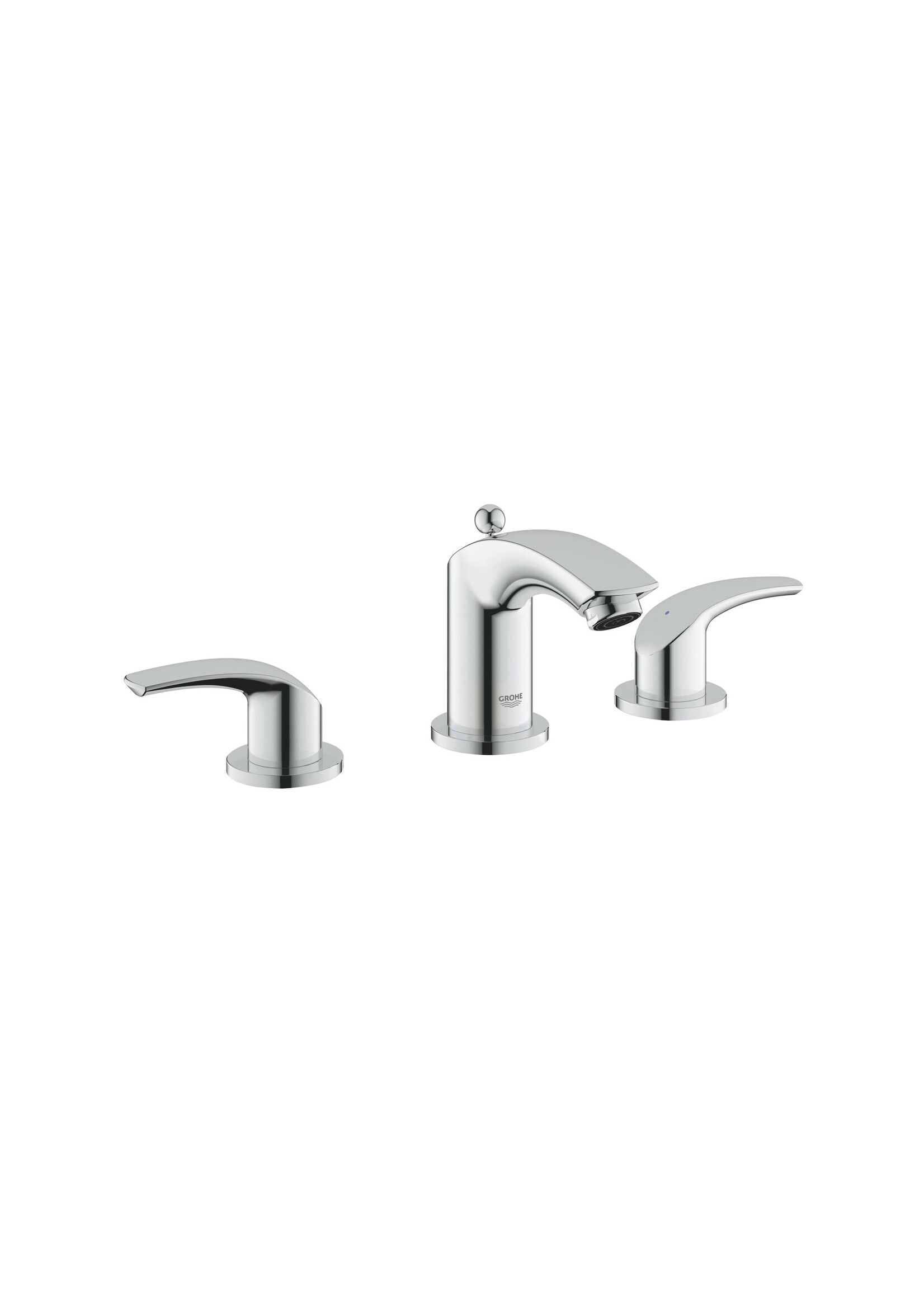 Grohe Grohe Eurosmart New 8'' Widespread 2-Handle S-Size Lav Faucet - CP
