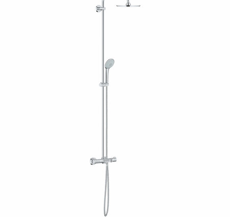 Grohe Euphoria® Tub/Thermostatic Shower System Head Chrome