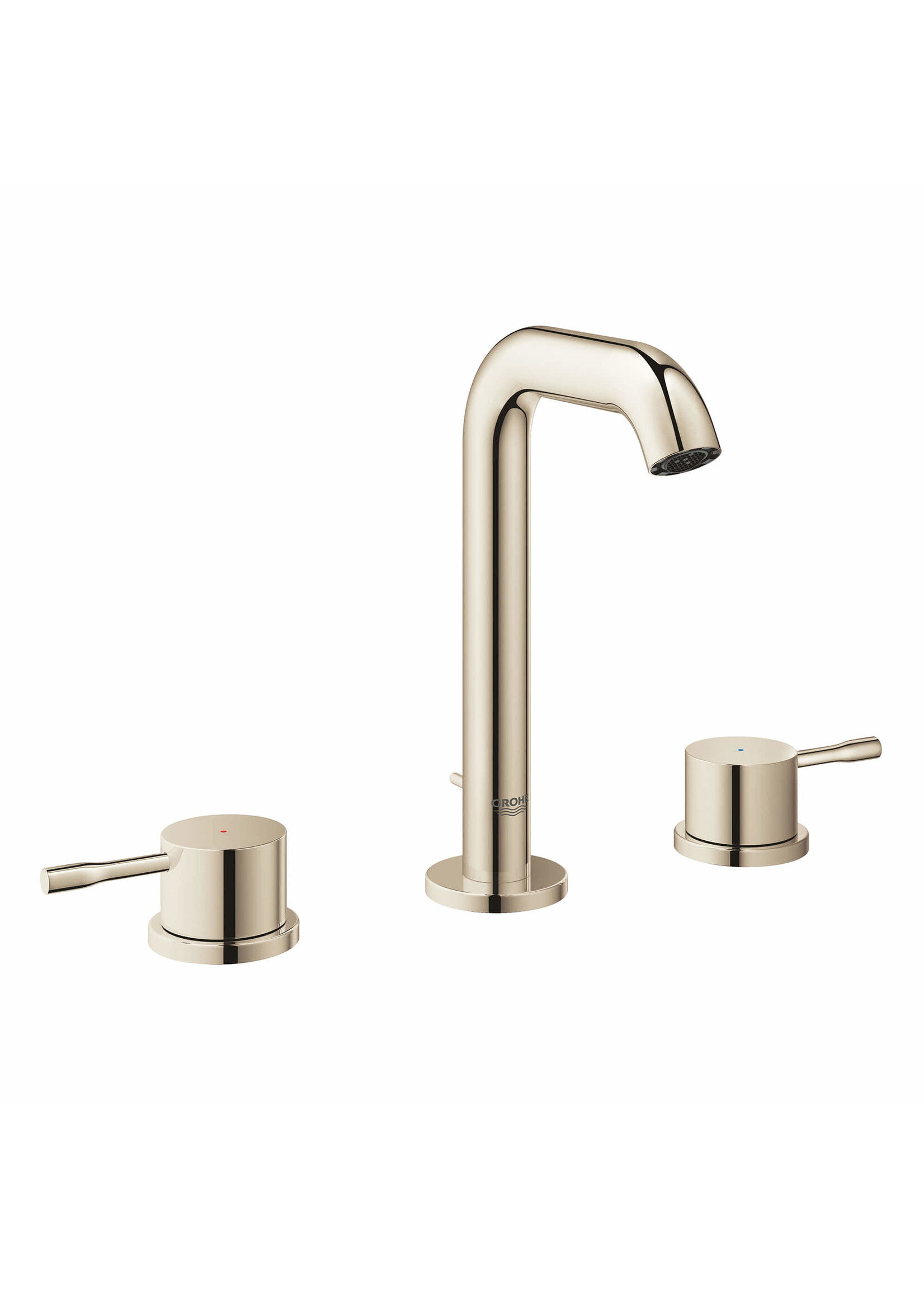 Grohe Grohe Essence New 8'' Widespread 2-Handle M-Size Bathroom Faucet Pol. Nickel