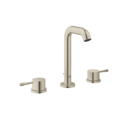 Grohe Essence New 8'' Widespread 2-Handle M-Size Bathroom Faucet - BN