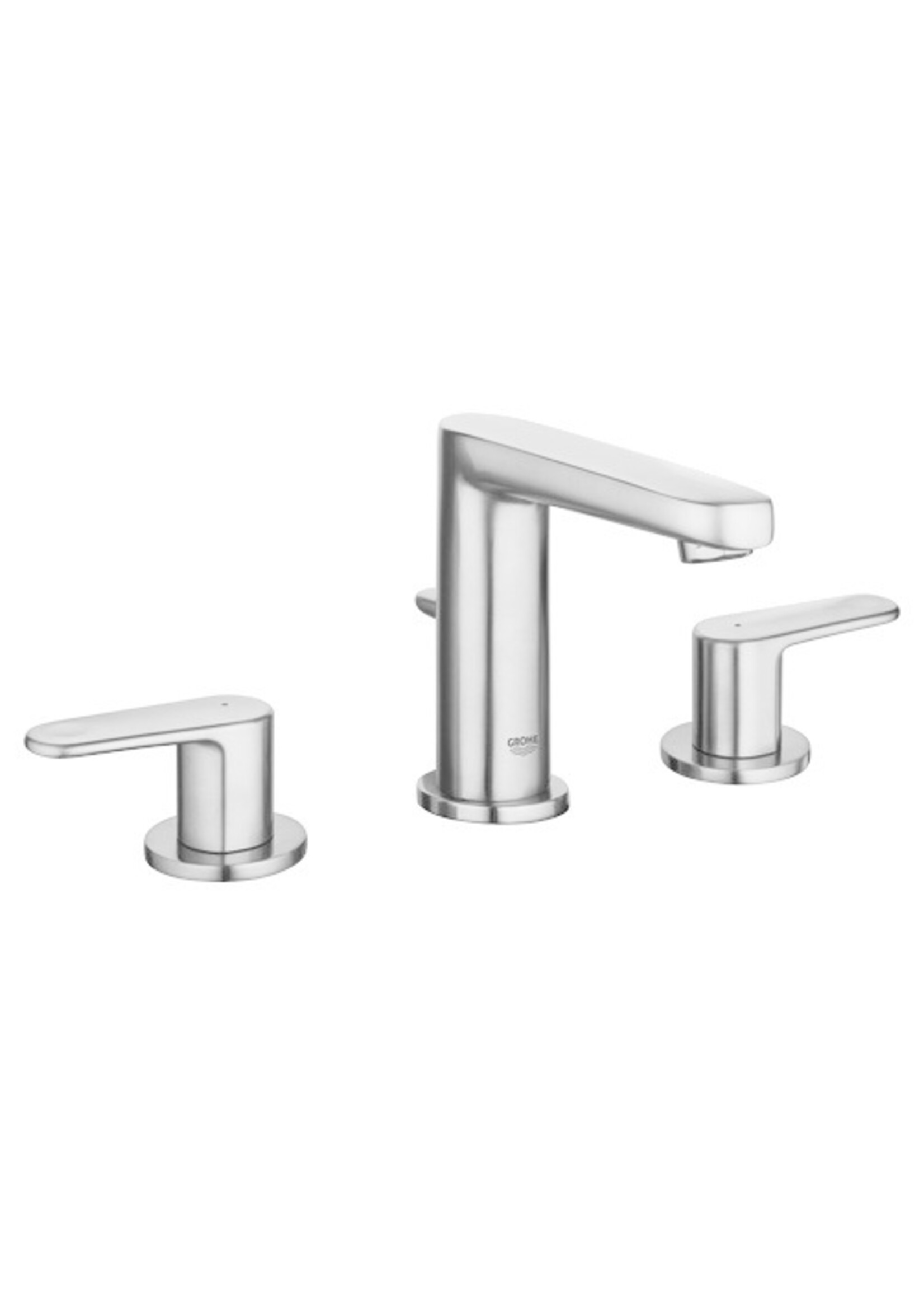 Grohe Grohe Europlus 8' Widespread 2-Handle S-Size Bathroom Faucet Bru. Nickel