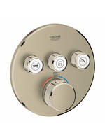 Grohe Grohe Grohtherm® Smartcontrol Triple Function Thermostatic Valve Trim Bru. Nickel