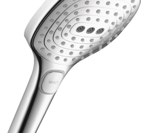 Hansgrohe Raindance Select E (Squared) Handshower 120 3-Jet, 2.0 GPM in Chrome CP