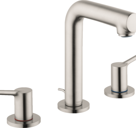 Hansgrohe Talis S Widespread Faucet 150 With Pop-Up Bru. Nickel