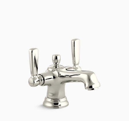 Kohler Bancroft Monoblock Single Hole Bathroom Faucet Pol. Nickel