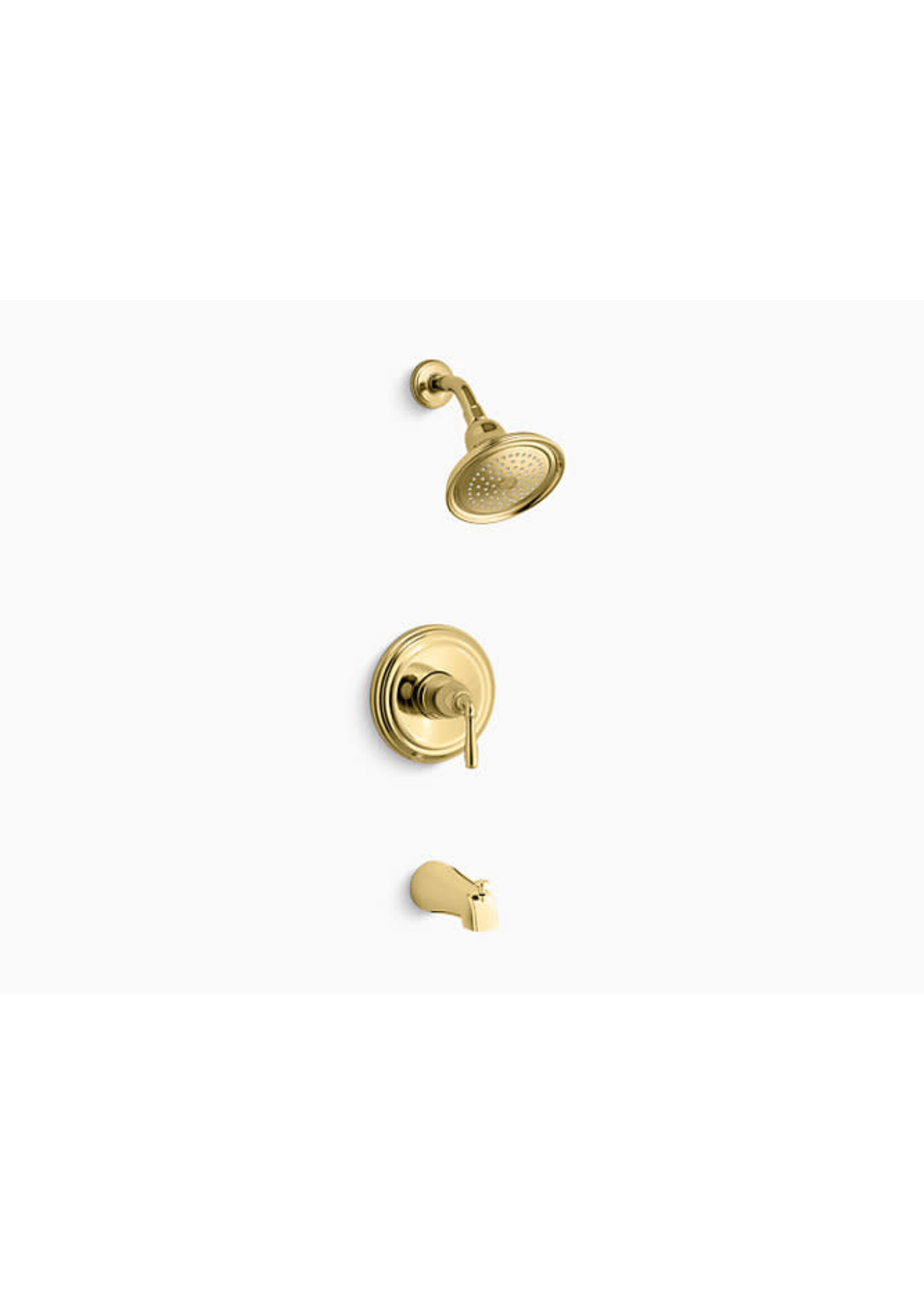 Kohler Kohler Devonshire Bath & Shower Trim Only Pol. Brass