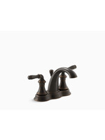Kohler Kohler Devonshire Double Lever Handle Bathroom Faucet Oil Rubbed Bronze
