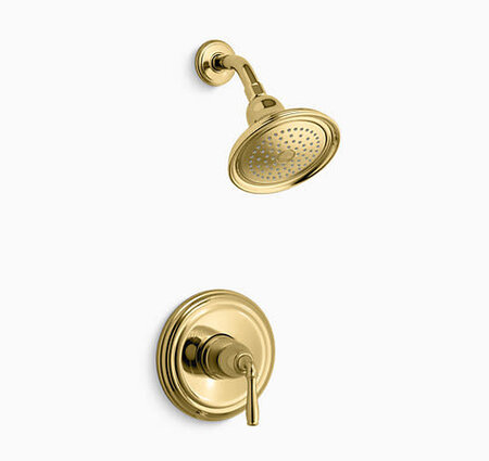 Kohler Devonshire Shower Trim Only Polish Brass