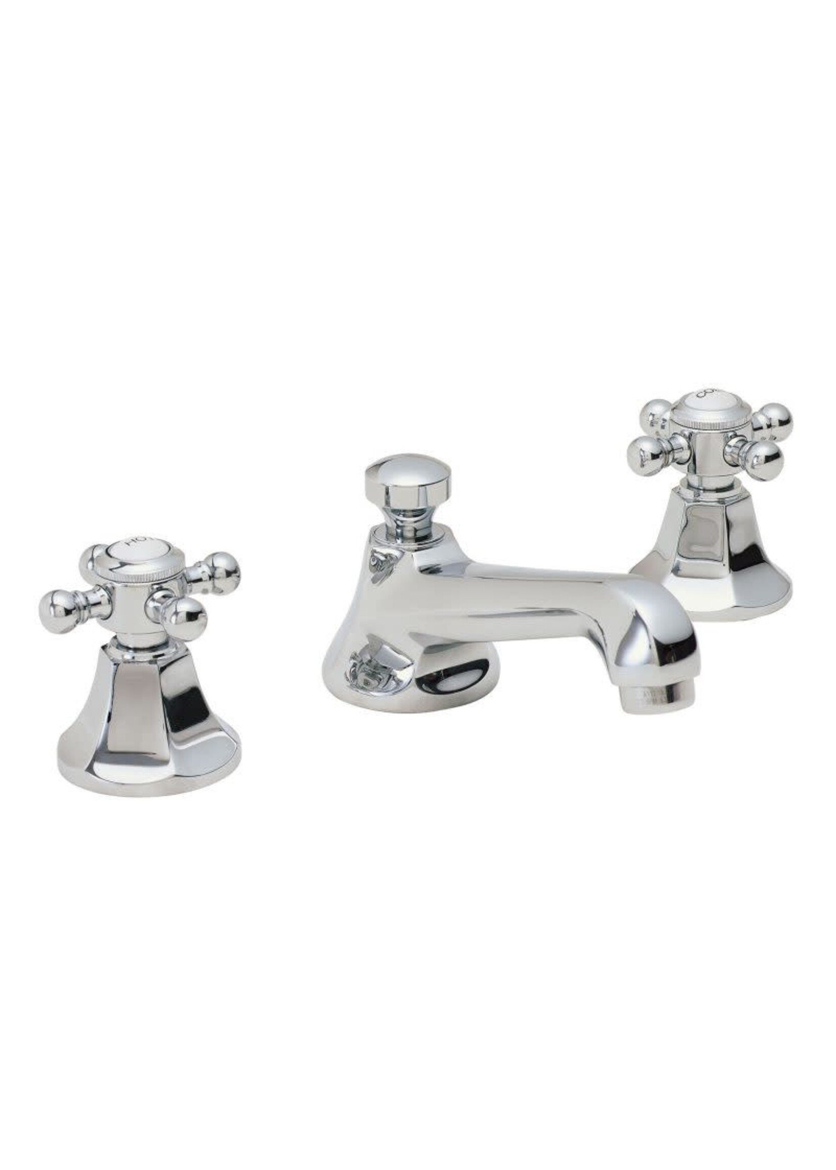 California Faucets California Faucets Monterey 8" Widespread Lavatory Faucet Criss-Cross Handles