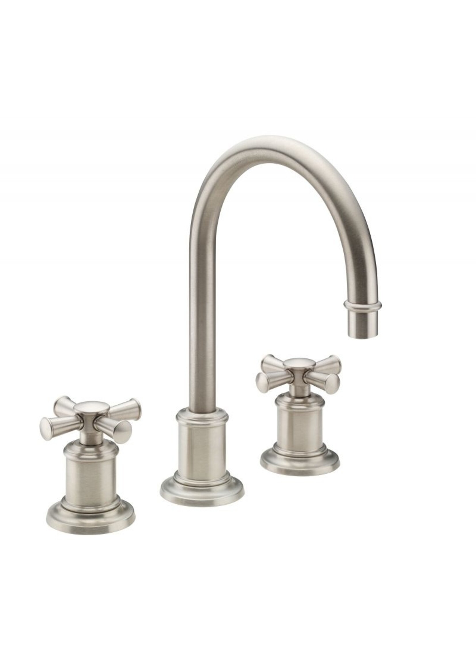 California Faucets California Faucets Miramar 8" Widespread Lavatory Faucet Criss-Cross Handles