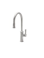 California Faucets California Faucets Davoli pull down kitchen faucet High Arc Spout w/button spray Custom HDL