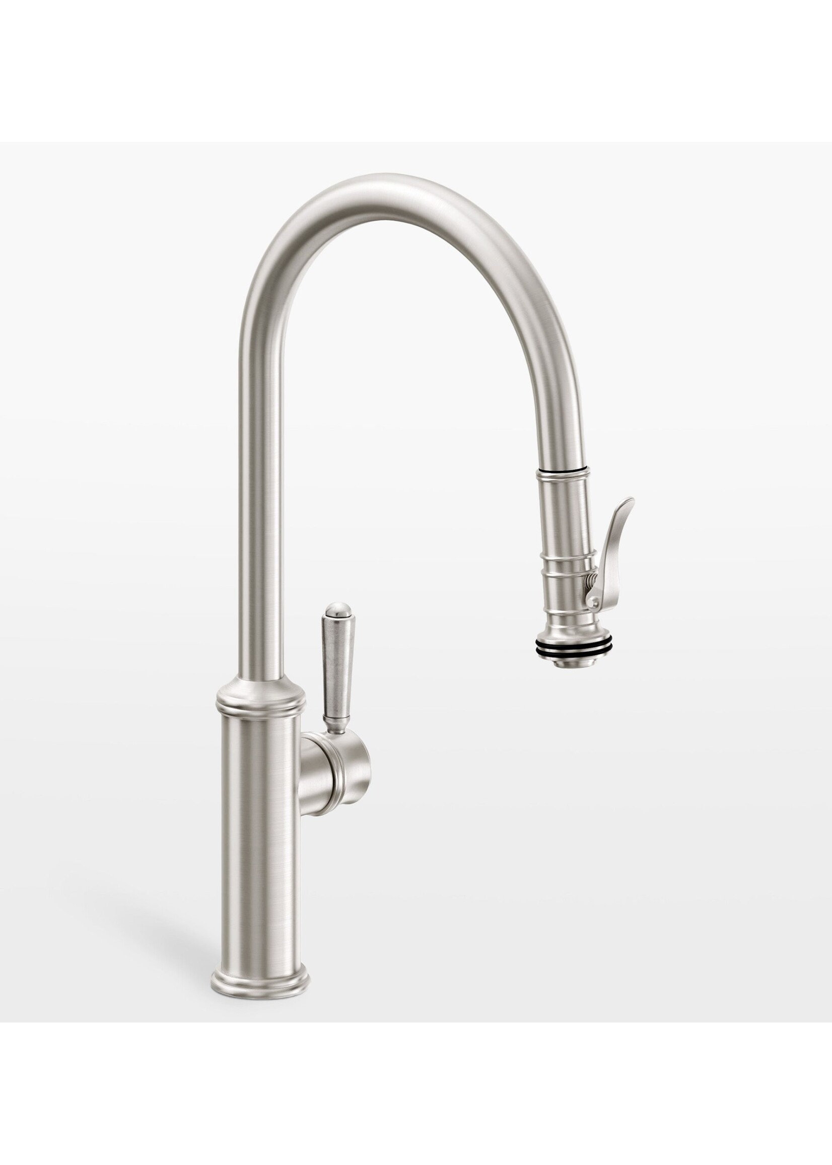 California Faucets California Faucets Davoli pull down kitchen faucet Low Arc Spout w/ Squeeze sprayer Custom HDL- PC