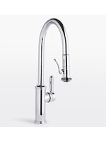 California Faucets California Faucets Davoli pull down kitchen faucet High Arc Spout w/ Squeeze sprayer Custom  hdl