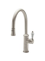 California Faucets California Faucets Davoli pull down kitchen faucet Low Arc w/ Button sprayer Custom hdl