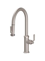 California Faucets California Descanso Works (Series K81) Pull-Down Kitchen Faucet with Squeeze Sprayer  - High Arc Spout in a Special Finish