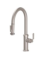 California Faucets California Faucets Descanso Works  High Arc Kitchen Faucet with Squeeze Sprayer - Special