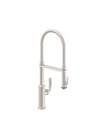 California Faucets California Faucets Culinary Pull-Out Kitchen Faucet with Squeeze Handle Sprayer - Standard