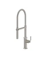 California Faucets California Descanso Works (Series K81) Culinary Pull-Out Kitchen Faucet with Button Sprayer in a Standard Finish