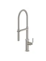 California Faucets California Faucets Culinary Kitchen Faucet with Button Sprayer - Standard Finish