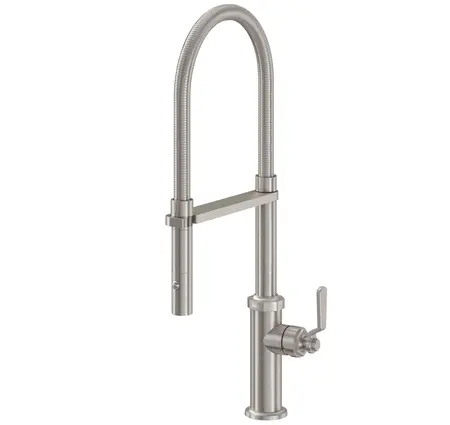 California Descanso Works (Series K81) Culinary Pull-Out Kitchen Faucet with Button Sprayer in a Standard Finish
