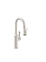 California Faucets California Faucets Descanso Pull-Down Prep/Bar Faucet with Squeeze Sprayer - Standard Finish