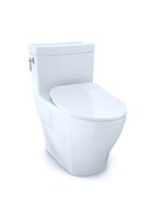 Toto Toto Aimes 1-Piece Washlet+ enabled Elongated  ADA Bowl (SS234 Seat) Cotton White (12" rough-in)