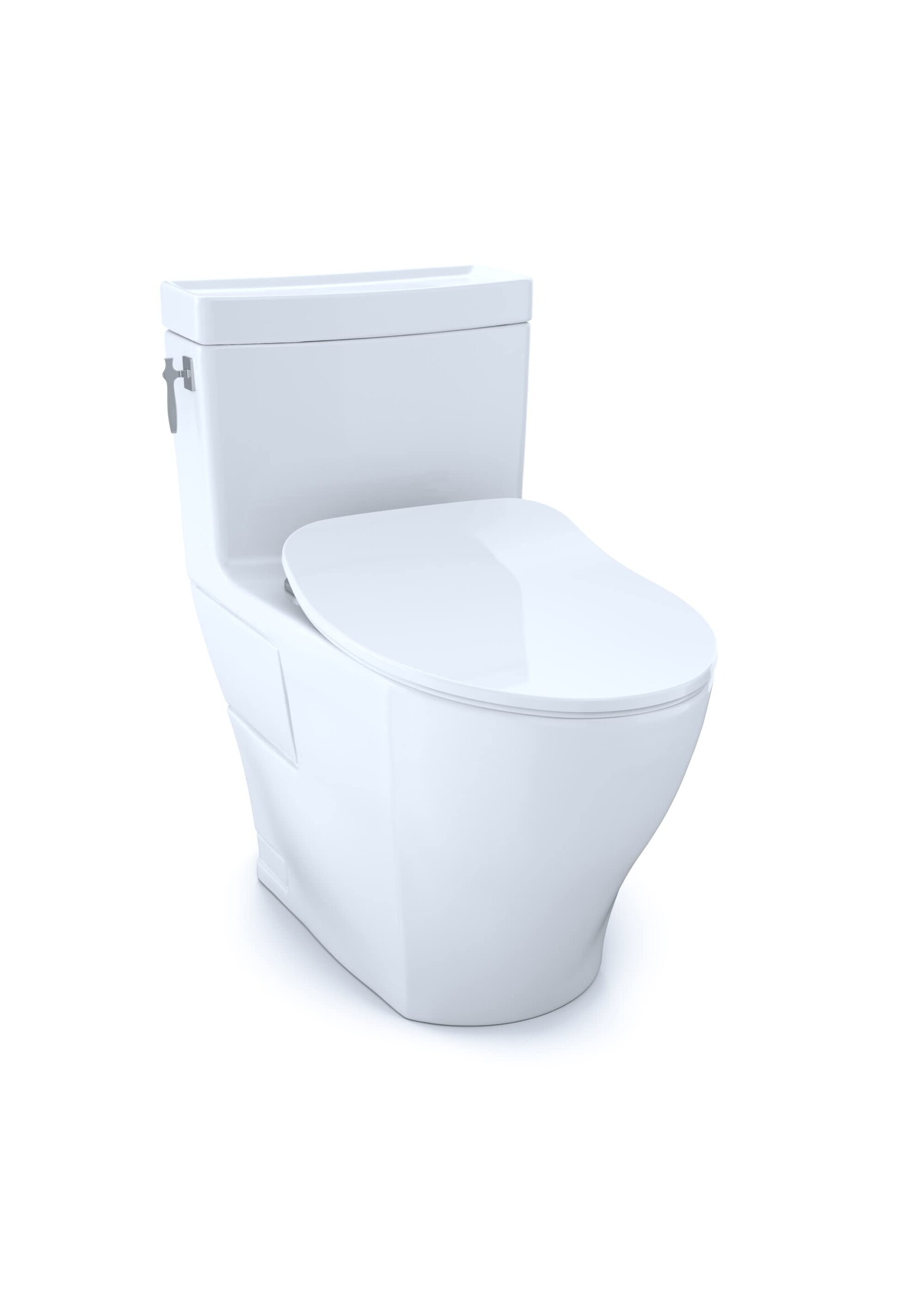 Toto Toto Aimes 1-Piece Washlet+ enabled Elongated  ADA Bowl (SS234 Seat) Cotton White (12" rough-in)