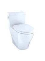 Toto Toto Legato 1-Piece 1.28 gpf ADA Elongated Toilet Cotton White (12" rough-in) Connect+ (SS124 Seat)