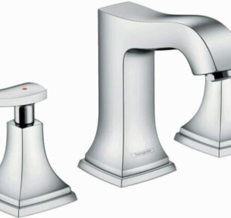 Hansgrohe Metropol Classic Widespread Faucet 110 w/Cross hdl and Pop-Up - Chrome