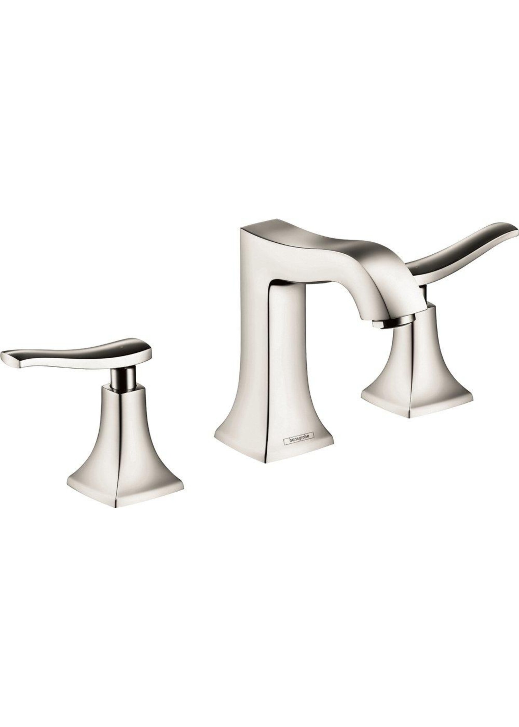 Hansgrohe Hansgrohe Metris C Widespread Faucet 100 with Pop-Up Drain, 1.2 GPM - Polished Nickel