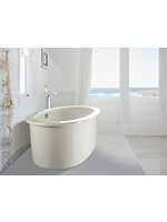 MTI Adena 7 Acrylic 59" Freestanding Tub - White