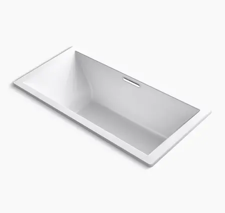 Kohler Underscore 72" Drop-In Acrylic Tub - White