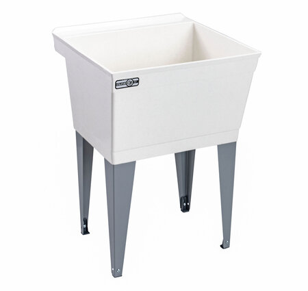 Mustee 23"x25" Free Standing Laundry Tub