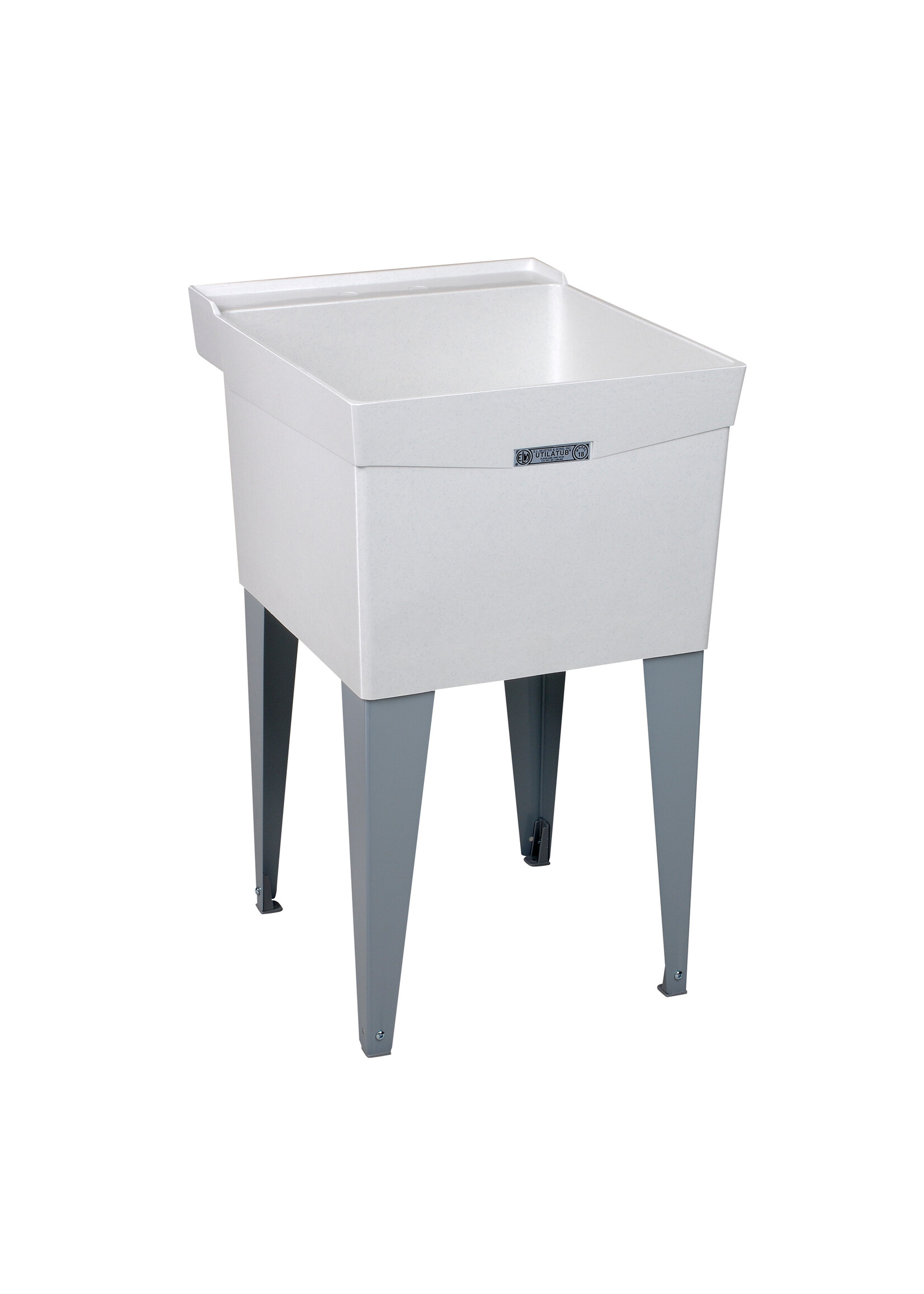 Mustee Mustee 20"x24" Floor mounted Laundry Tub with legs