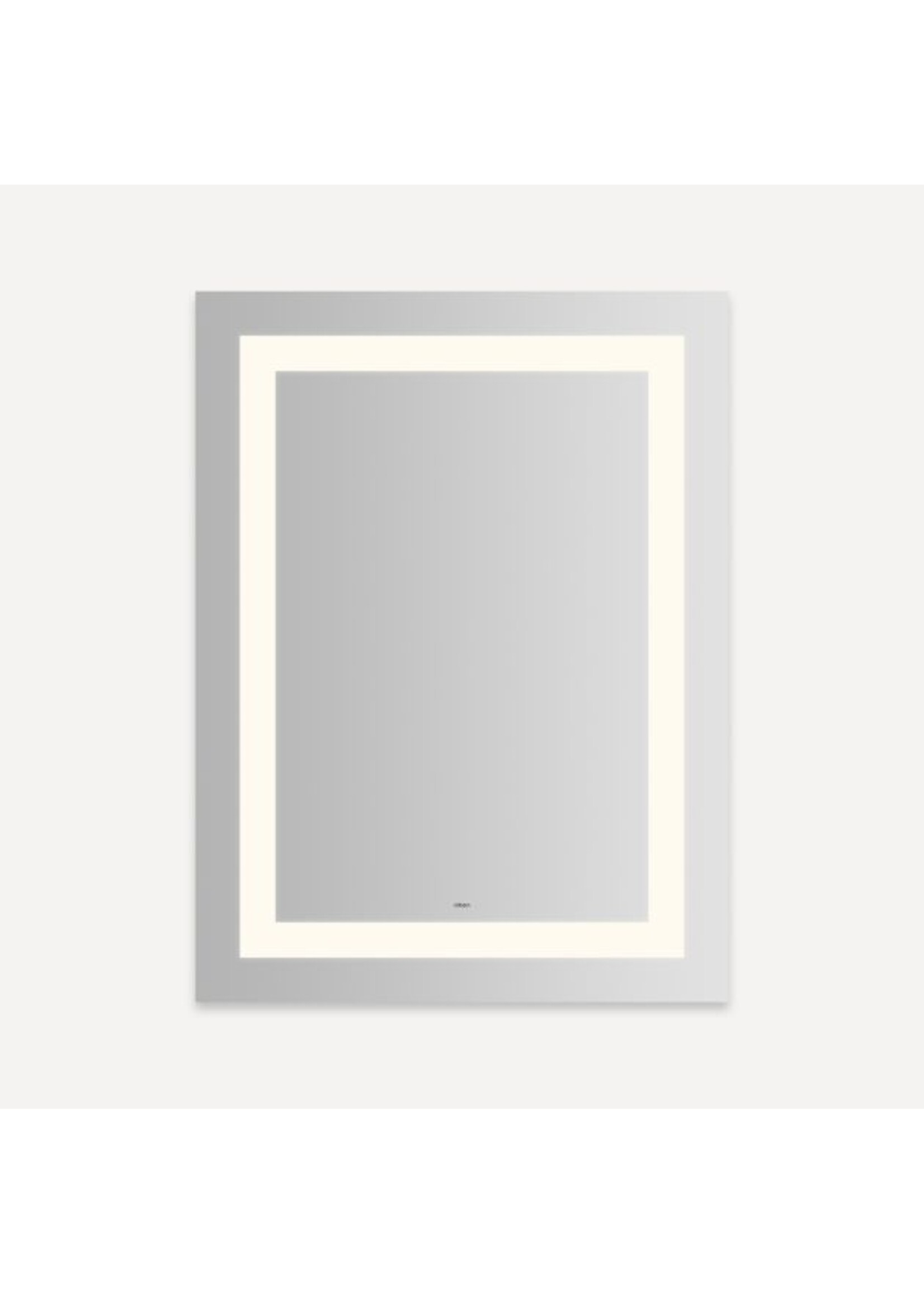 Robern Robern Vitality 30" x 40" rectangle inset lighted mirror w/warm white (3000K), dimmable and defogger